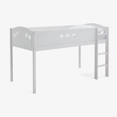 Habitat Habitat Mia Mid Sleeper and Silentnight Mattress - White