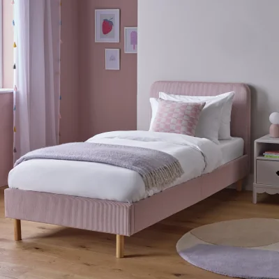 Habitat Habitat Kids Arden Single Upholstered Bed Frame - Pink