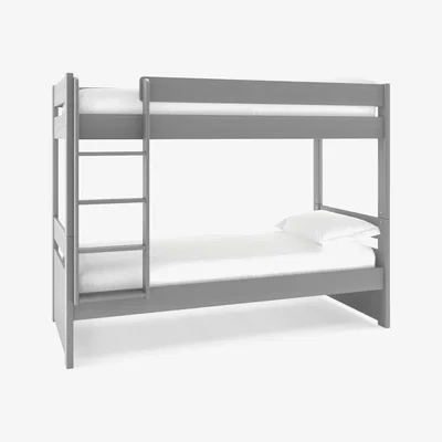John Lewis Stompa Detachable Bunk Bed, Extra Long Single, Grey