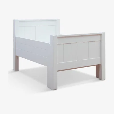 John Lewis Stompa Classic Kids Starter Bed with Mattress, White
