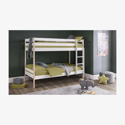 John Lewis Julian Bowen Nova Bunk Bed, Single, White/Pine
