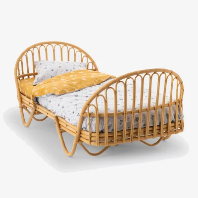 La Redoute Malu Vintage Rattan Child Bed
