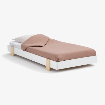 La Redoute Pyla Solid Pine Stackable Bed with Bed Base