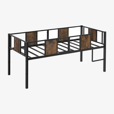 The Range Kids Space-Saving Loft Bed Frame - Brown
