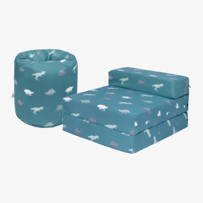 The Range Kids Z Bed and Bean Bag Chair - Rex