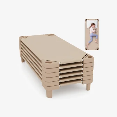 The Range Preschool Naptime Cot Pack of 6 - Brown