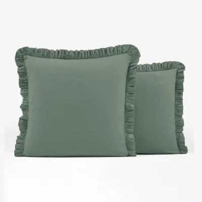 La Redoute Child's Ruffle 100% Washed Cotton Pillowcase