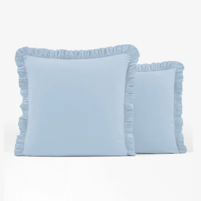 La Redoute Child's Ruffle 100% Washed Cotton Pillowcase