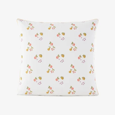La Redoute Lilas Fruit Print 50% Recycled Cotton Child's Pillowcase