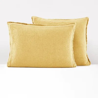 La Redoute Linot 100% Washed Linen Child's Pillowcase