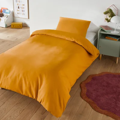 La Redoute Child's Recycled Polycotton Bed Set with Rectangular Pillowcase