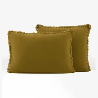 La Redoute Alhambra 100% Washed Cotton Child's Pillowcase