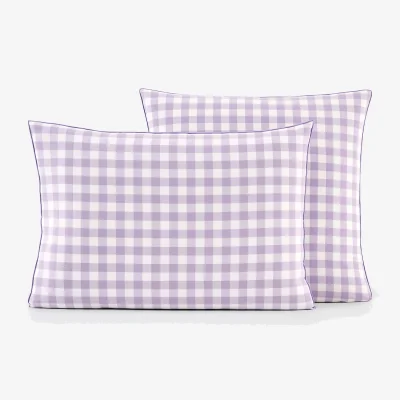 La Redoute Veldi Purple Cotton Child's Pillowcase