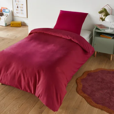 La Redoute Child's 100% Cotton Bed Set with Square Pillowcase