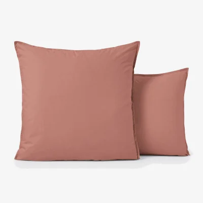 La Redoute Kids Plain Organic Cotton Percale Pillowcase