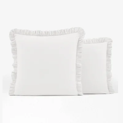 La Redoute Child's Ruffle 100% Washed Cotton Pillowcase