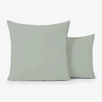 La Redoute Kids Plain Organic Cotton Percale Pillowcase