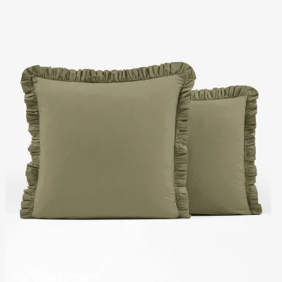 La Redoute Child's Ruffle 100% Washed Cotton Pillowcase
