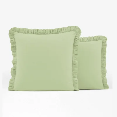 La Redoute Child's Ruffle 100% Washed Cotton Pillowcase