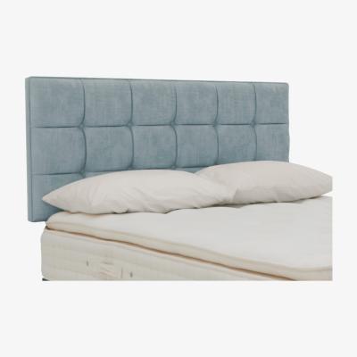 Furniture Village Hypnos - Mia Strutted Headboard - Super King - Premium Glacier Blue