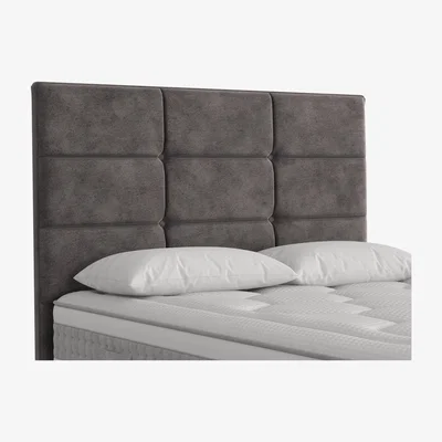 Furniture Village Mammoth - Steffie Floor Standing Headboard - Super King - Grey