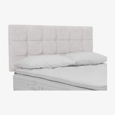 Furniture Village Hypnos - Mia Strutted Headboard - Super King - Brooklyn Shell