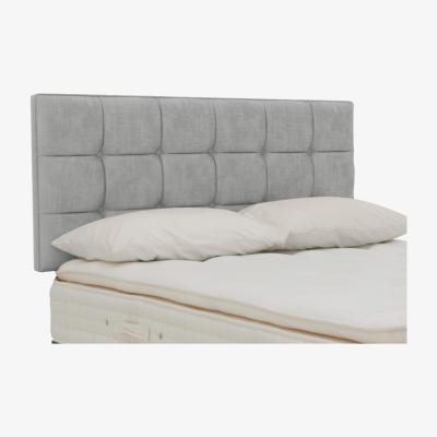 Furniture Village Hypnos - Mia Strutted Headboard - Super King - Premium Simply Zinc