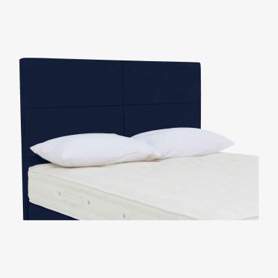 Furniture Village Hypnos - Crowell Floor Standing Headboard - Super King - Premium Royal Navy