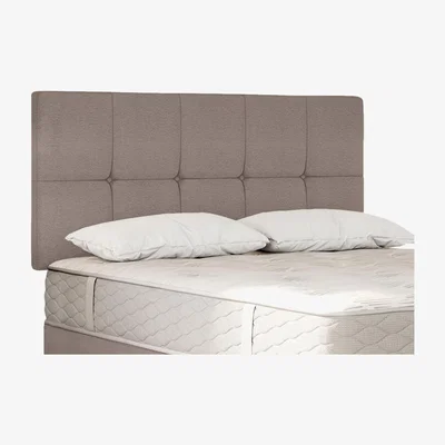 Furniture Village Sealy - Savoy Strutted Headboard - Super King - Wool Latte
