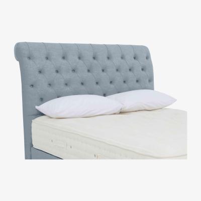 Furniture Village Hypnos - Prestwood Floor Standing Headboard - Super King - Premium Glacier Blue