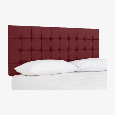 Furniture Village Highgrove - Dice Strutted Headboard - Super King - Red