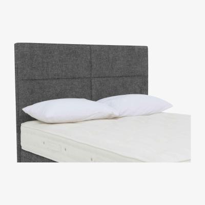 Furniture Village Hypnos - Crowell Floor Standing Headboard - Super King - Tweed Grey