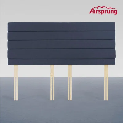 Furniture123 Airsprung Chelwood Super King Linoso Headboard - Midnight Blue
