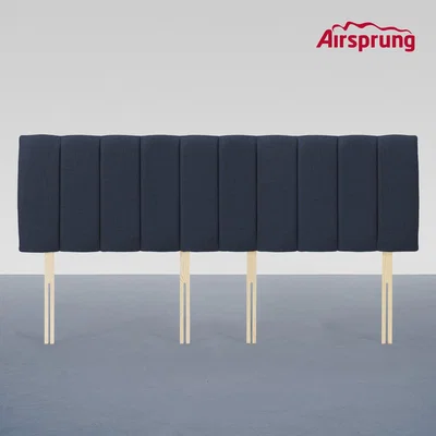 Furniture123 Airsprung Corston Super King Linoso Headboard - Midnight Blue