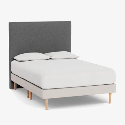 Heal's Heal's Newman Headboard (Lift Storage) Super King Tejo Recycled Noir - Heal's UK Furniture