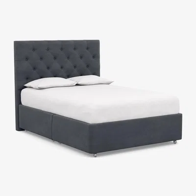 Heal's Heal's Balmoral Headboard Super King Broad Weave Tin - Heal's UK Furniture