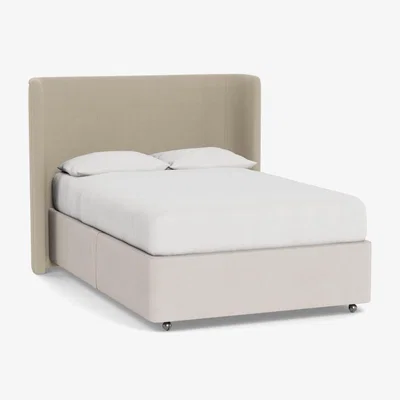 Heal's Heal's Monroe Headboard Super King Linen Hessian - Heal's UK Furniture