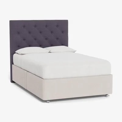 Heal's Heal's Balmoral Headboard (Lift Storage) Super King Linen Mix Shadow - Heal's UK Furniture