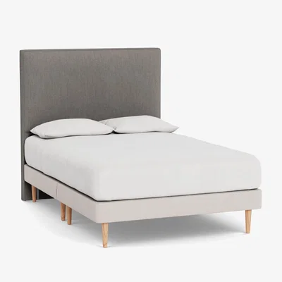 Heal's Heal's Newman Headboard Super King Broad Weave Pebble - Heal's UK Furniture