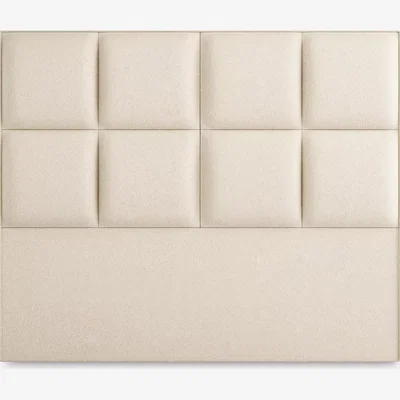 John Lewis Vispring Atlas Full Depth Upholstered Headboard, Super King Size