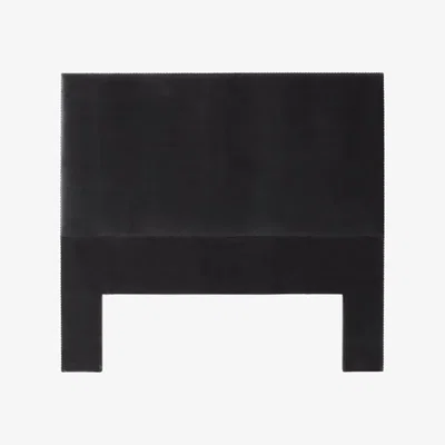 OKA OKA, Sheringham Super King Velvet Headboard - Charcoal, Headboards, Velvet