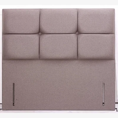 Downtown Highgrove Epsom Deluxe Floor Standing Headboard - White/Cream/Beige/Brown/Grey/Yellow/Black, Double/King/Single/Small Double/Super King