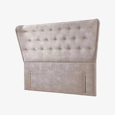 Downtown Harrison Spinks Victoria Winged Deep Headboard - [], ["Small Single","Single","Small Double","Double","King","Super King"]