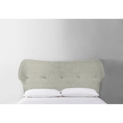 Perch and Parrow Jean 6' Super-King Size Headboard in Pearl River