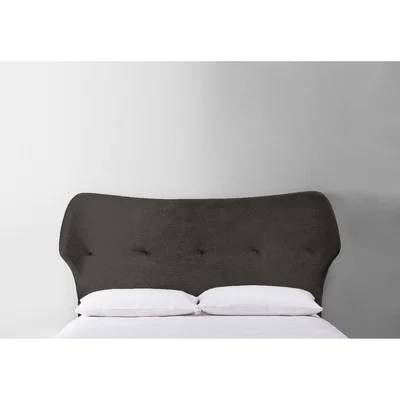 Perch and Parrow Jean 6' Super-King Size Headboard in Mocha