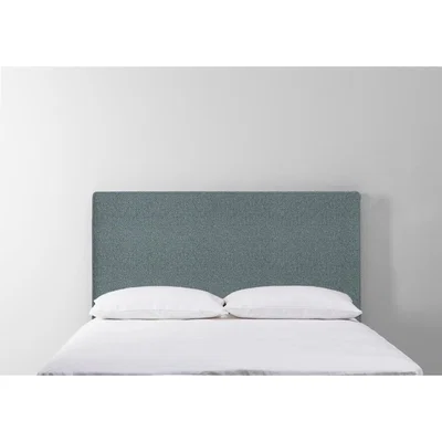 Perch and Parrow Calvin 6' Super-King Size Headboard in Caspian Blue