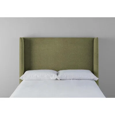 Perch and Parrow Suzie 6' Super King Headboard in Juniper Green