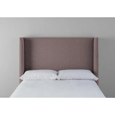 Perch and Parrow Suzie 6' Super King Headboard in Rose Petal