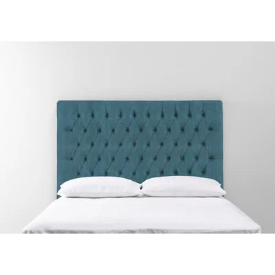 Perch and Parrow Gloria 6' Super-King Size Headboard in Viridian