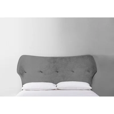 Perch and Parrow Jean 6' Super-King Size Headboard in Proper Grey